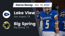 Recap: Lake View  vs. Big Spring  2023