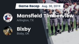 Recap: Mansfield Timberview  vs. Bixby  2019