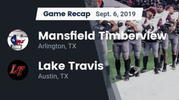 Recap: Mansfield Timberview  vs. Lake Travis  2019
