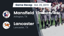 Recap: Mansfield Timberview  vs. Lancaster  2019