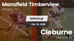 Matchup: Timberview vs. Cleburne  2020