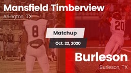 Matchup: Timberview vs. Burleson  2020