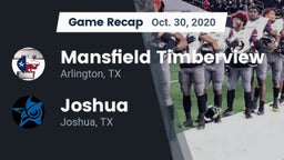 Recap: Mansfield Timberview  vs. Joshua  2020
