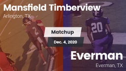 Matchup: Timberview vs. Everman  2020