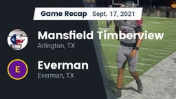 Recap: Mansfield Timberview  vs. Everman  2021