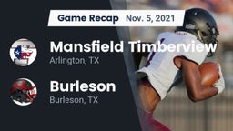 Recap: Mansfield Timberview  vs. Burleson  2021