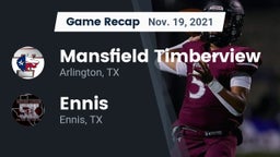 Recap: Mansfield Timberview  vs. Ennis  2021