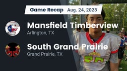 Recap: Mansfield Timberview  vs. South Grand Prairie  2023