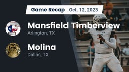 Recap: Mansfield Timberview  vs. Molina  2023