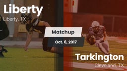 Matchup: Liberty  vs. Tarkington  2017