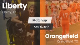 Matchup: Liberty  vs. Orangefield  2017