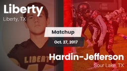 Matchup: Liberty  vs. Hardin-Jefferson  2017
