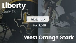 Matchup: Liberty  vs. West Orange Stark 2017