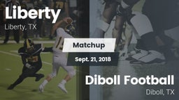 Matchup: Liberty  vs. Diboll Football 2018