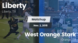 Matchup: Liberty  vs. West Orange Stark  2018