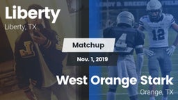 Matchup: Liberty  vs. West Orange Stark  2019