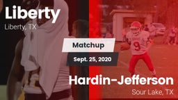 Matchup: Liberty  vs. Hardin-Jefferson  2020