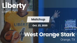 Matchup: Liberty  vs. West Orange Stark  2020