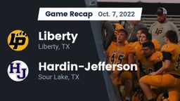 Recap: Liberty  vs. Hardin-Jefferson  2022