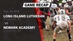 Recap: Long Island Lutheran  vs. Newark Academy  2015