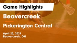 Beavercreek  vs Pickerington Central  Game Highlights - April 20, 2024