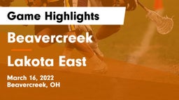 Beavercreek  vs Lakota East  Game Highlights - March 16, 2022