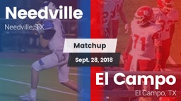 Matchup: Needville High vs. El Campo  2018