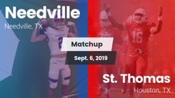 Matchup: Needville High vs. St. Thomas  2019