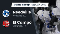 Recap: Needville  vs. El Campo  2019