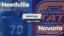 Matchup: Needville High vs. Navarro  2020