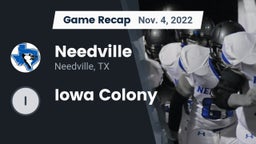 Recap: Needville  vs. Iowa Colony 2022