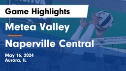 Metea Valley  vs Naperville Central  Game Highlights - May 16, 2024
