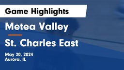 Metea Valley  vs St. Charles East  Game Highlights - May 20, 2024
