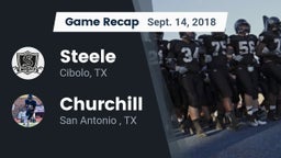 Recap: Steele  vs. Churchill  2018