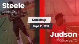Matchup: Steele  vs. Judson  2018