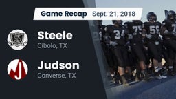 Recap: Steele  vs. Judson  2018