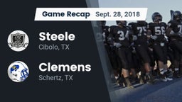 Recap: Steele  vs. Clemens  2018