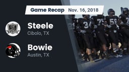 Recap: Steele  vs. Bowie  2018