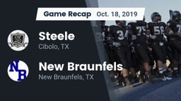 Recap: Steele  vs. New Braunfels  2019