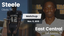 Matchup: Steele  vs. East Central  2019