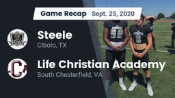 Recap: Steele  vs. Life Christian Academy  2020