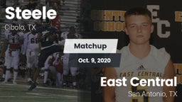 Matchup: Steele  vs. East Central  2020