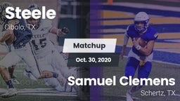 Matchup: Steele  vs. Samuel Clemens  2020