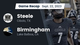 Recap: Steele  vs. Birmingham  2023