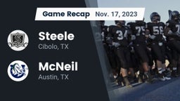 Recap: Steele  vs. McNeil  2023