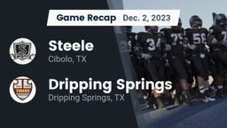 Recap: Steele  vs. Dripping Springs  2023