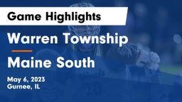 Warren Township  vs Maine South  Game Highlights - May 6, 2023