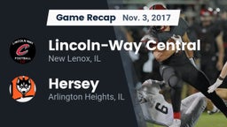 Recap: Lincoln-Way Central  vs. Hersey  2017