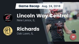 Recap: Lincoln Way Central  vs. Richards  2018