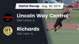 Recap: Lincoln Way Central  vs. Richards  2019